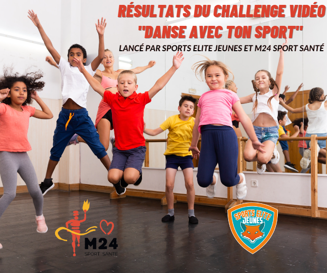 Voici les vainqueurs du challenge « Danse avec ton sport ! » M24-SEJ