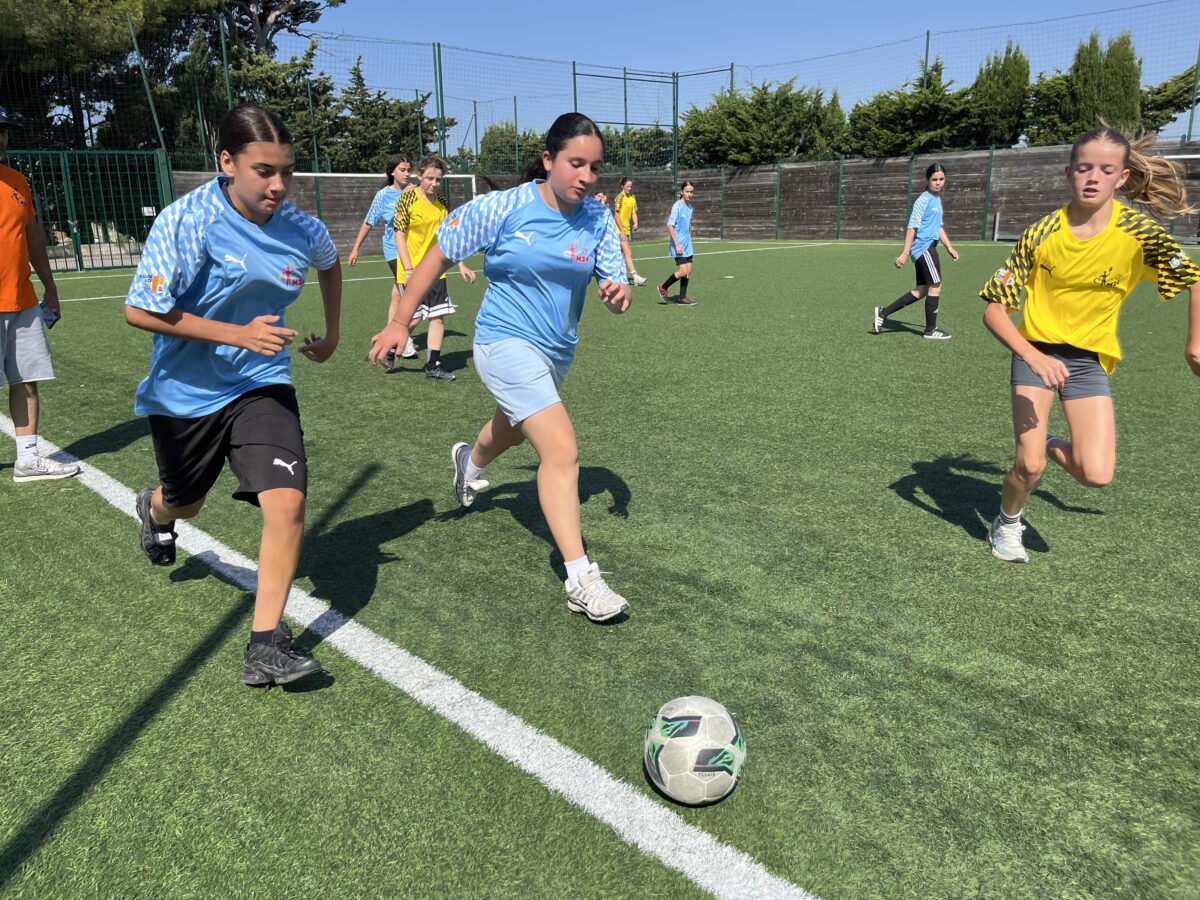 Avec M24, le foot fait courir les collégiennes